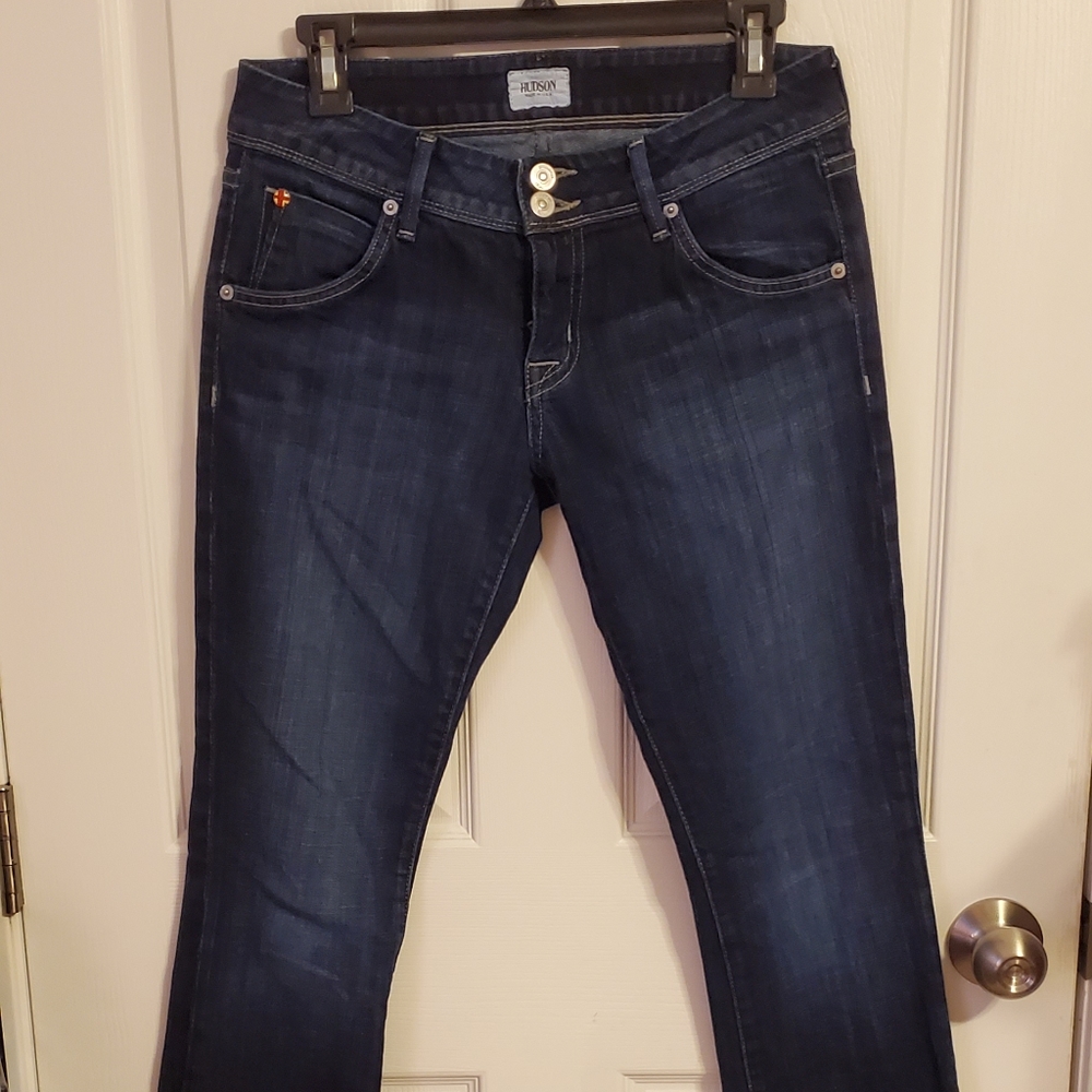Hudson Dark Denim Bootcut Jeans Sz 28